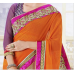 Awesome Wedding Wear Tricolor Georgette Saree 